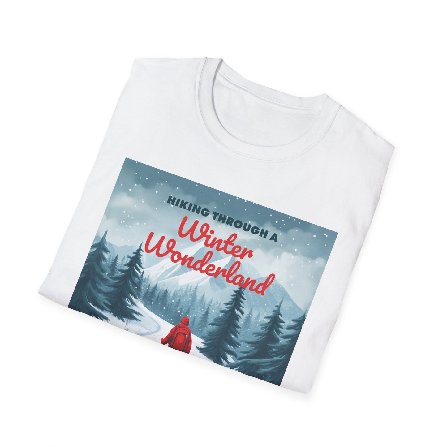 Winter Wonderland Hiking T-Shirt - Outdoor Adventure Tee Gift for Nature Lovers, National Park Enthusiasts, Hikers, Trail Lovers, Wilderness