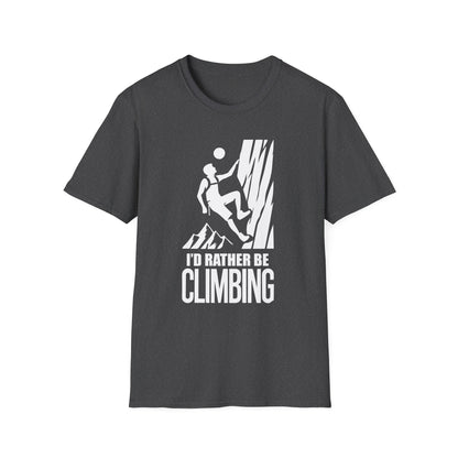 I'd Rather be Climbing T-Shirt | Rock Climber