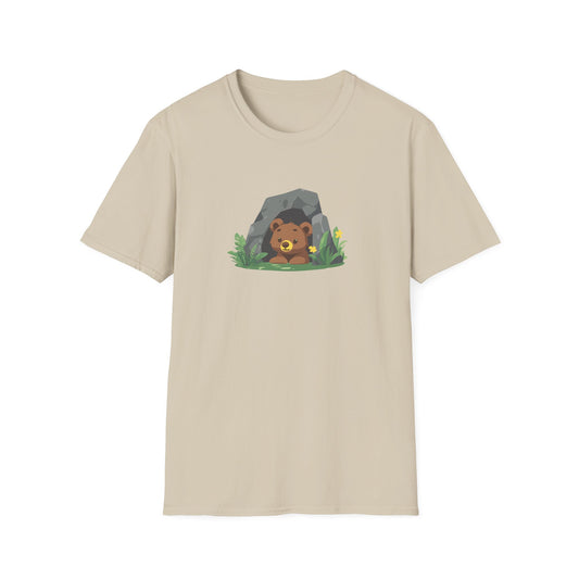 Adorable Bear Cave T-Shirt | Cute Woodland Animal Graphic Tee | Perfect for Nature Lovers, National Park Enthusiasts, and Outdoor Adventures